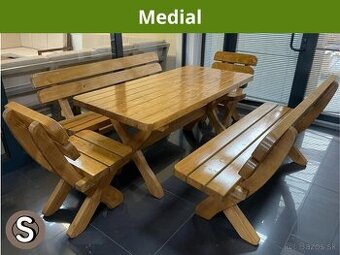 MASIVNY NÁBYTOK❗Masivne zahradne sedenie, sedenie do altánku