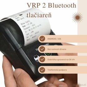 Nová VRP2 Bluetooth Tlačiareň (cena s poštovným)
