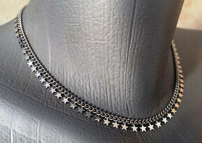 Krásny náhrdelník s hviezdičkami - nový