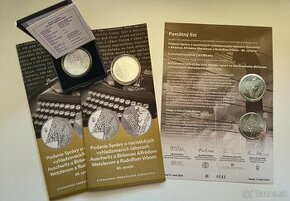Strieborná minca 10€- Auschwitz
