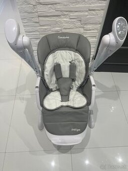 Stolička na kŕmenie s el. Hojdačkou Caretero Indigo