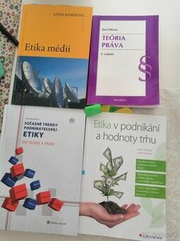 Predám knihy pre študium etiky - UKF