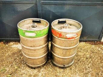 Predám nerezové 50 litrové sudy kegy.na pivo