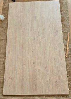 Stolová doska 140x80x2.5cm, MDF, dekor dub