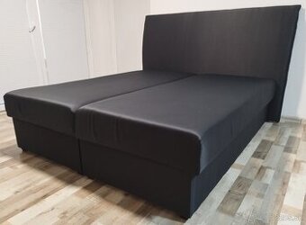 manzelska postel cierna, 170x195x50 cm