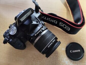 Digitálna zrkadlovka Canon 500D + objektív a príslušenstvo