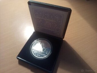 Drevené chrámy 10€ 2010 PROOF – Investičné striebro