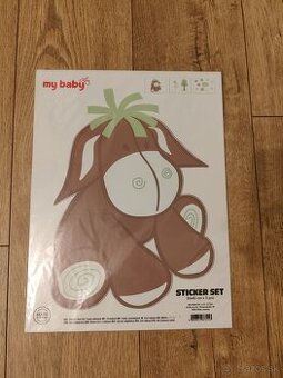 Nové nálepky 3ks na stenu my baby Disney oslík