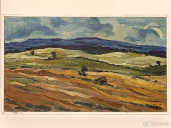 Obraz Jaromír Hynšt, Vysočina, olej plátno 42x72