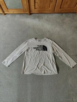 The North Face tričko s dlouhým rukávem – bílé, XL