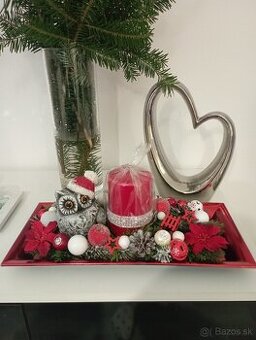 Vianočná dekorácia na stôl