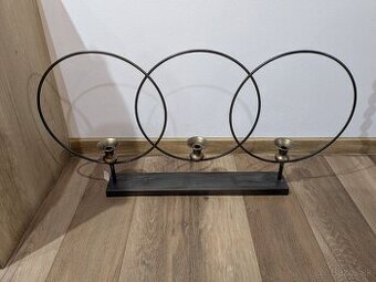 Kovový industrialny svietnik nový