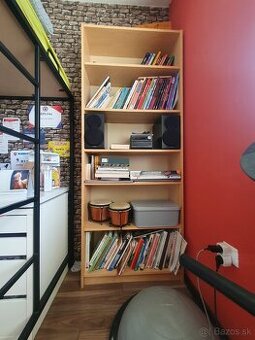 Knižnica Billy, breza, 80x28x202