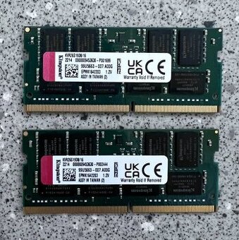Kingston 32GB 2x16GB DDR4 2666MHz CL19 RAM