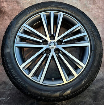 Originální Alu kola 5x112 Škoda Kodiaq 235/50/19 TPMS