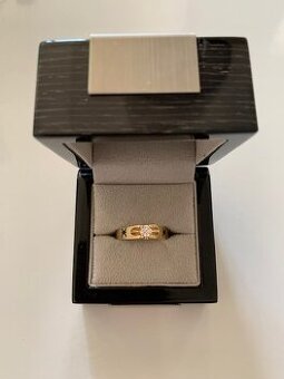 Pánsky diamantový prsteň