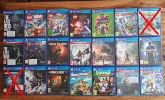 Predám hry na Playstation 4