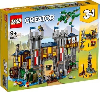 LEGO Creator 31168 Stredoveký hrad a rytieri na koňoch