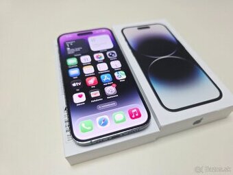 APPLE IPHONE 14 PRO 128GB SPACE BLACK,BATERKA 100%