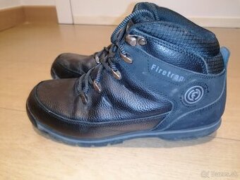 zimné kožené topánky veľkosť 38-ako nové