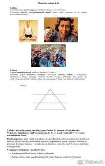 Vypracované maturitné zadania, otázky