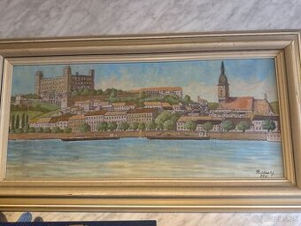 Malba Bratislavy autor Ružbacký