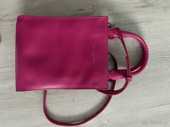 Kožená kabelka Gianni Chiarini Firenze – fuchsia, crossbody
