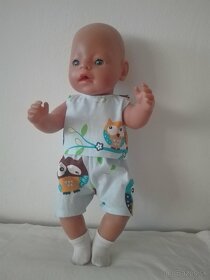 Letné oblečenie pre 43 cm baby born bábiky