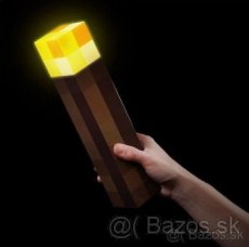 Minecraft torch lampička a creeper light