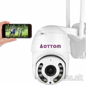Bezpečnostná Wifi kamera Aottom s 4x optickým zoomom