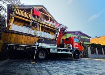 Výškové práce a prenájom plošiny Nissan Cabstar (do 3,5t)