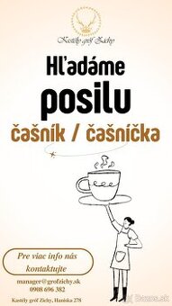 Hľadáme čašníčku