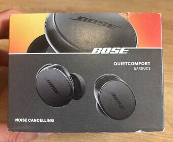 Bose Quietcomfort earbuds - čierne sluchadlá