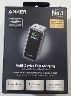 Anker Prime 200 W 20 000 mAh Powerbank