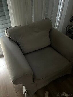 predam kreslo + podnožku IKEA