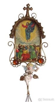 Náboženská nástěnná dekorace - 19. století