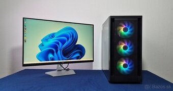 Herné pc i5 12400F/16GB DDR4/1TB SSD/+RX6650XT 8GB+27LCD QHD