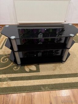 TV STOLÍK | TEMPEROVANÉ SKLO | DĹŽKA 100cm VÝŠKA 47cm