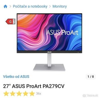 27" ASUS ProArt PA279CV 4K