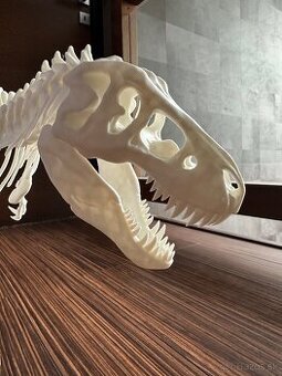 3D tlačená kostra T-Rexa – originálna dekorácia