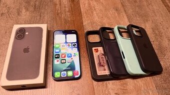 Vymenim novy 1x nabijany iPhone 17 Black 256gb + obal + sklo