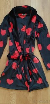 Flysový srdiečkový župán S/M