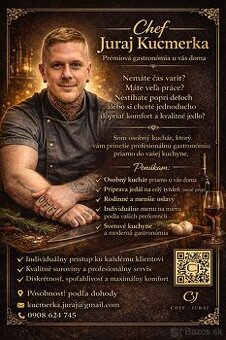 Kuchár priamo u vás doma