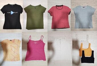 Dámske tričká, tielka, športové podprsenky