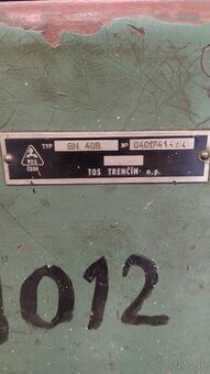 Kupim koník na TOS SN40B