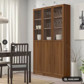 Predám knižnicu / vitrínu