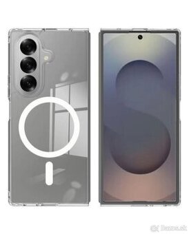 Priehľadný silikónový obal na Samsung Z Fold7