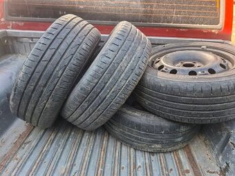 5x100 r15+letne pneu 195 55 r15 fabia 2