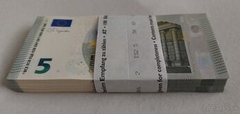 5 euro bankovky 2013 UNC balíček