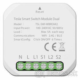 Smart spínač Tesla Smart Switch Module Dual